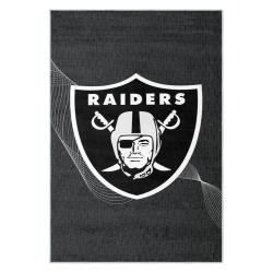 nfl las vegas raiders football team logo sport carpet area rug home decor gift lvrw103
