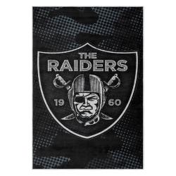 nfl las vegas raiders football team logo sport carpet area rug home decor gift lvrw104