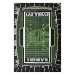 nfl las vegas raiders football team logo sport carpet area rug home decor gift lvrw110