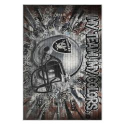 nfl las vegas raiders football team logo sport carpet area rug home decor gift lvrw113