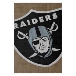 nfl las vegas raiders football team logo sport carpet area rug home decor gift lvrw115