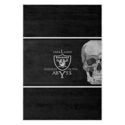 nfl las vegas raiders football team logo sport carpet area rug home decor gift lvrw118