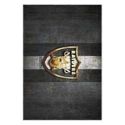 nfl las vegas raiders football team logo sport carpet area rug home decor gift lvrw124