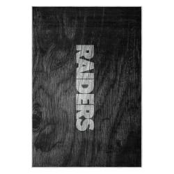 nfl las vegas raiders football team logo sport carpet area rug home decor gift lvrw126