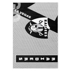 nfl las vegas raiders football team logo sport carpet area rug home decor gift lvrw127