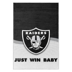 nfl las vegas raiders football team logo sport carpet area rug home decor gift lvrw133