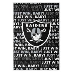 nfl las vegas raiders football team logo sport carpet area rug home decor gift lvrw134
