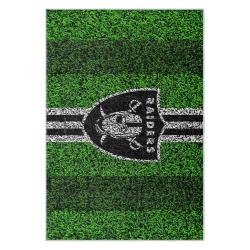 nfl las vegas raiders football team logo sport carpet area rug home decor gift lvrw137