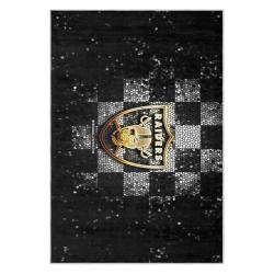 nfl las vegas raiders football team logo sport carpet area rug home decor gift lvrw142