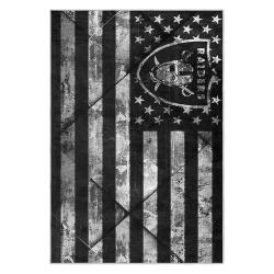 nfl las vegas raiders football team logo sport carpet area rug home decor gift lvrw149