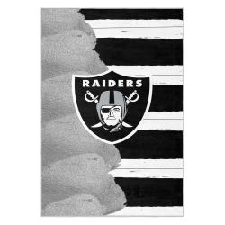nfl las vegas raiders football team logo sport carpet area rug home decor gift lvrw165