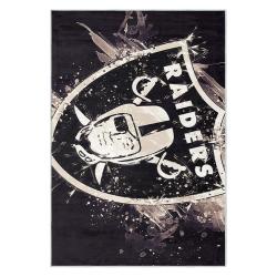 nfl las vegas raiders football team logo sport carpet area rug home decor gift lvrw170
