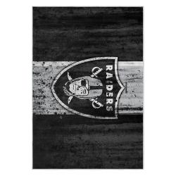 nfl las vegas raiders football team logo sport carpet area rug home decor gift lvrw176