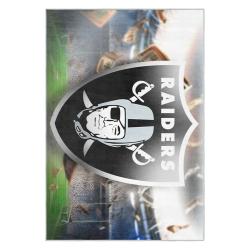 nfl las vegas raiders football team logo sport carpet area rug home decor gift lvrw185