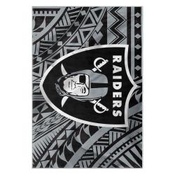 nfl las vegas raiders football team logo sport carpet area rug home decor gift lvrw187