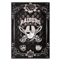 nfl las vegas raiders football team logo sport carpet area rug home decor gift lvrw188
