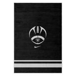 nfl las vegas raiders football team logo sport carpet area rug home decor gift lvrw189