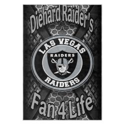 nfl las vegas raiders football team logo sport carpet area rug home decor gift lvrw190