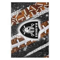 nfl las vegas raiders football team logo sport carpet area rug home decor gift lvrw198