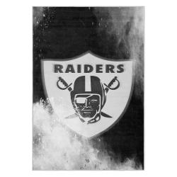 nfl las vegas raiders football team logo sport carpet area rug home decor gift lvrw219