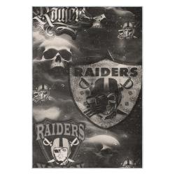 nfl las vegas raiders football team logo sport carpet area rug home decor gift lvrw96
