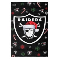 nfl las vegas raiders football team logo sport carpet area rug home decor gift lvrw97