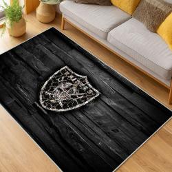 nfl las vegas raiders football team logo sport carpet area rug home decor living room lvrw140
