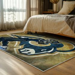 nfl los angeles rams football team logo sport carpet area rug home decor gift bedroom lar102