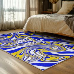 nfl los angeles rams football team logo sport carpet area rug home decor gift bedroom lar118