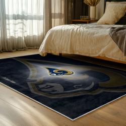 nfl los angeles rams football team logo sport carpet area rug home decor gift bedroom lar131