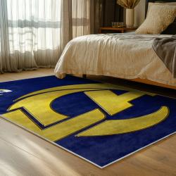 nfl los angeles rams football team logo sport carpet area rug home decor gift bedroom lar139