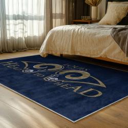nfl los angeles rams football team logo sport carpet area rug home decor gift bedroom lar140
