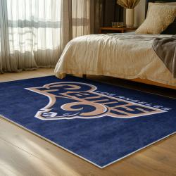 nfl los angeles rams football team logo sport carpet area rug home decor gift bedroom lar143