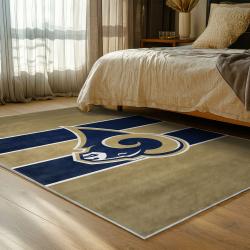 nfl los angeles rams football team logo sport carpet area rug home decor gift bedroom lar157