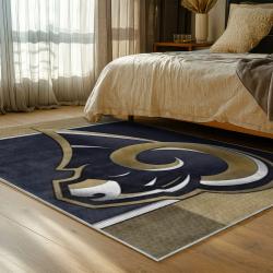 nfl los angeles rams football team logo sport carpet area rug home decor gift bedroom lar176