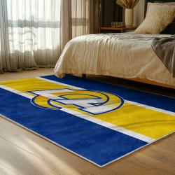 nfl los angeles rams football team logo sport carpet area rug home decor gift bedroom lar179