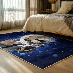 nfl los angeles rams football team logo sport carpet area rug home decor gift bedroom lar184