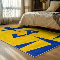 nfl los angeles rams football team logo sport carpet area rug home decor gift bedroom lar186