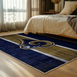 nfl los angeles rams football team logo sport carpet area rug home decor gift bedroom lar200