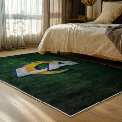 nfl los angeles rams football team logo sport carpet area rug home decor gift bedroom lar202