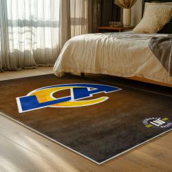 nfl los angeles rams football team logo sport carpet area rug home decor gift bedroom lar208