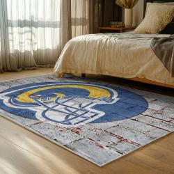 nfl los angeles rams football team logo sport carpet area rug home decor gift bedroom lar209