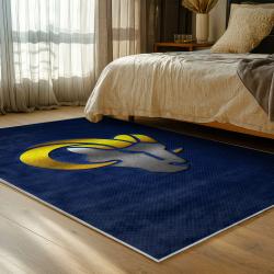 nfl los angeles rams football team logo sport carpet area rug home decor gift bedroom lar210