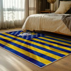 nfl los angeles rams football team logo sport carpet area rug home decor gift bedroom lar221