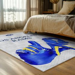 nfl los angeles rams football team logo sport carpet area rug home decor gift bedroom lar235