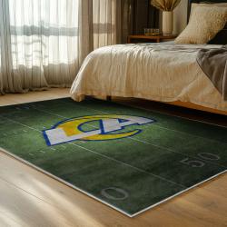 nfl los angeles rams football team logo sport carpet area rug home decor gift bedroom lar238