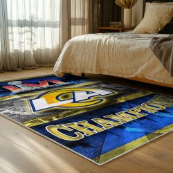 nfl los angeles rams football team logo sport carpet area rug home decor gift bedroom lar252