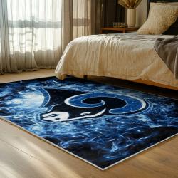 nfl los angeles rams football team logo sport carpet area rug home decor gift bedroom lar266