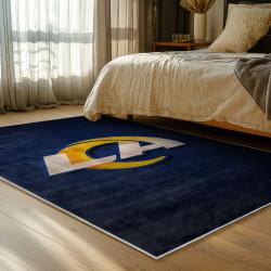 nfl los angeles rams football team logo sport carpet area rug home decor gift bedroom lar269