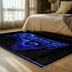 nfl los angeles rams football team logo sport carpet area rug home decor gift bedroom lar277